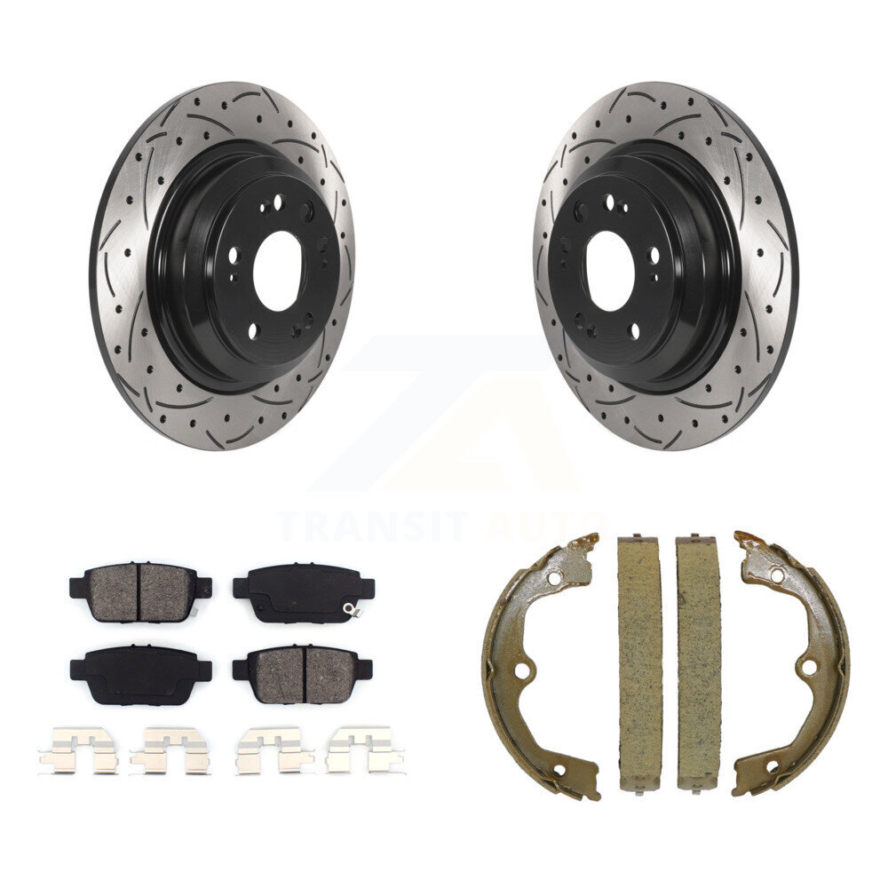 Transit Auto KDS-101332 Disc Brake Kit for 2009-2014 Acura TL - Rear