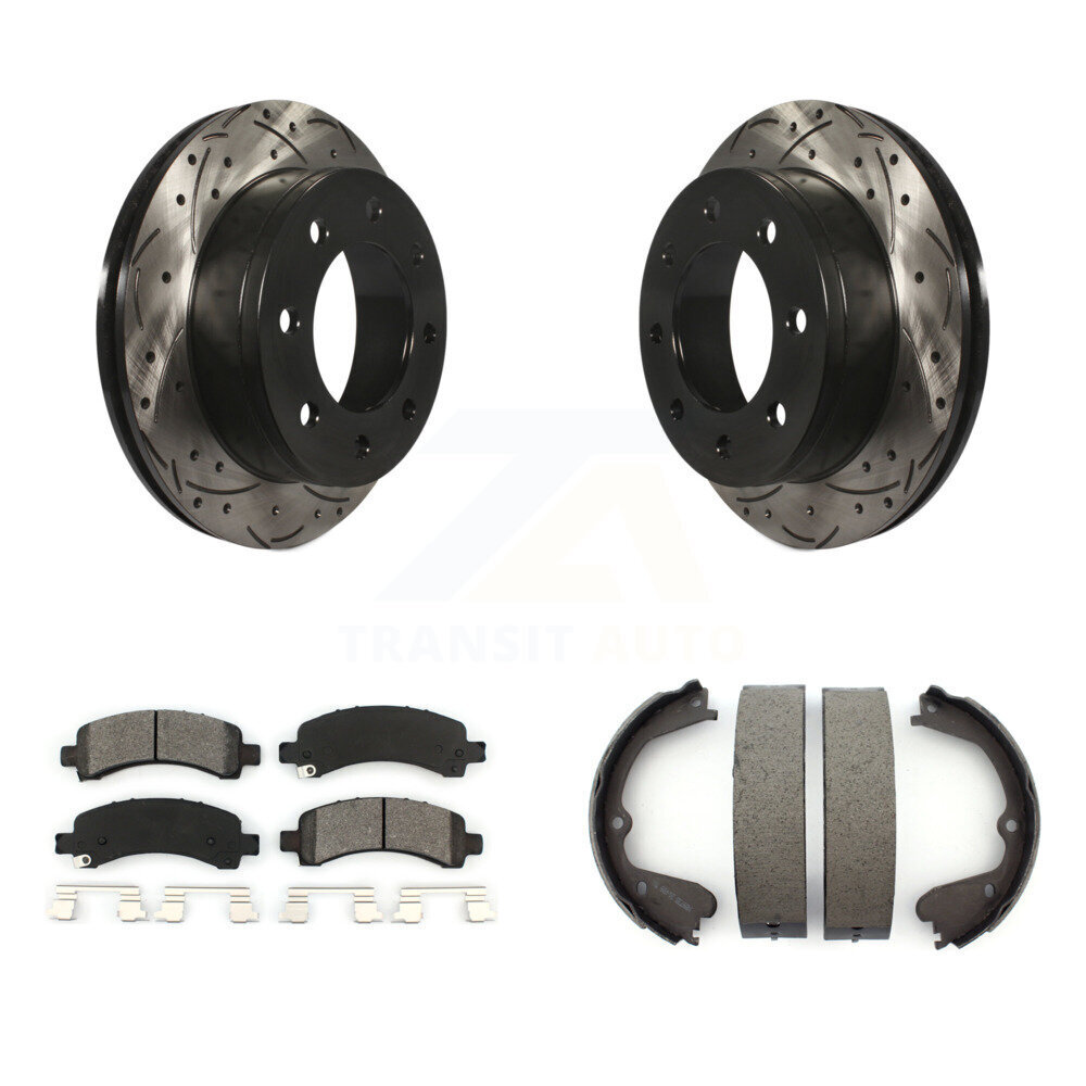 Transit Auto KDS-101347 Disc Brake Kit for 2012 GMC Savana 3500 - Rear
