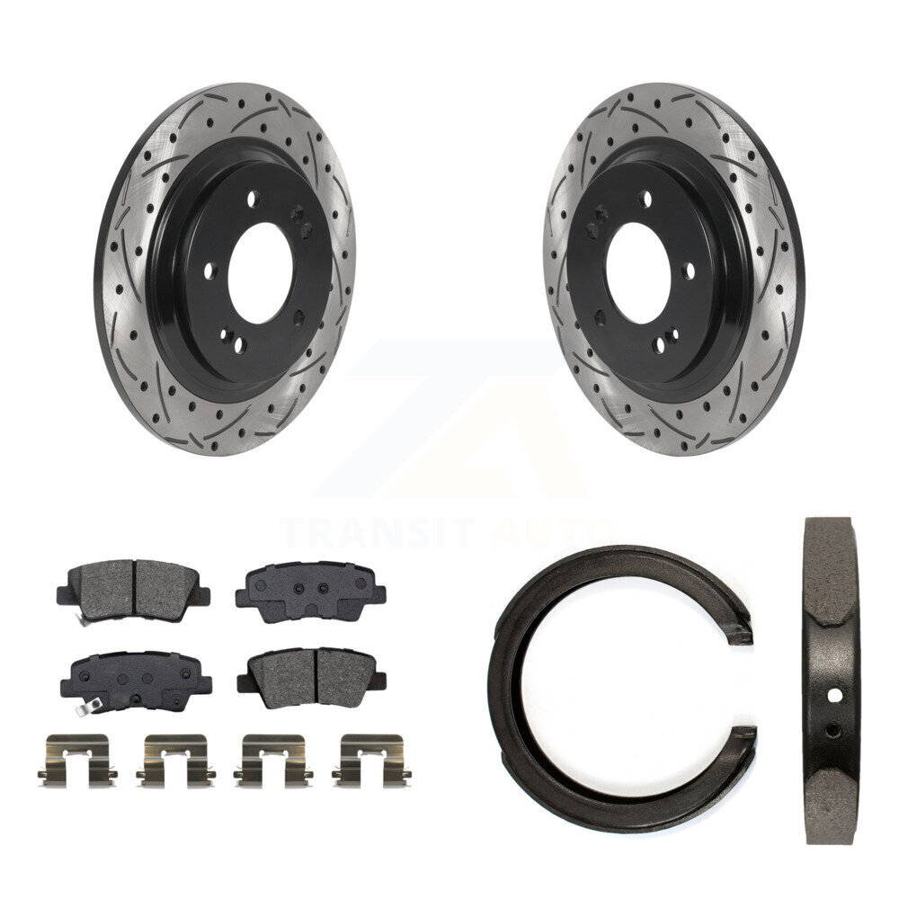 Transit Auto KDS-101376 Disc Brake Kit for 2016 Kia Optima - Rear