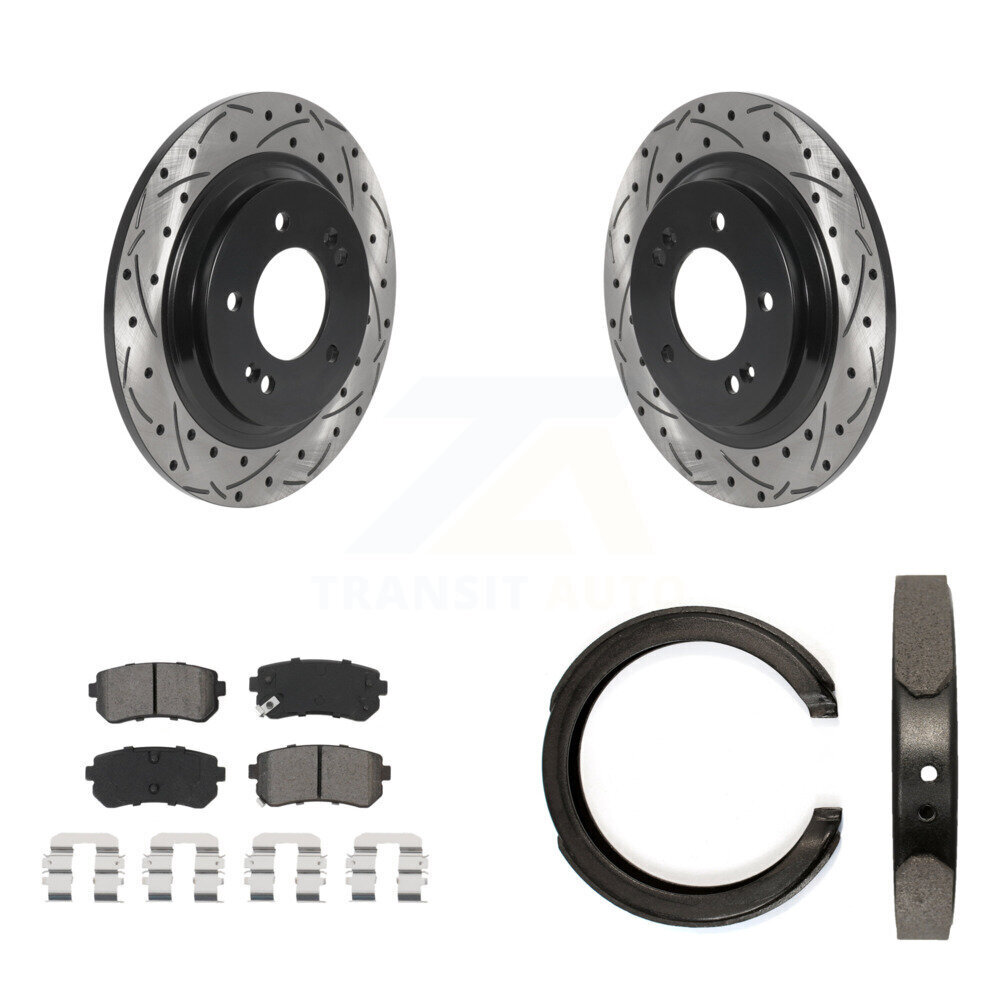 Transit Auto KDS-101377 Disc Brake Kit for 2016 Kia Optima - Rear