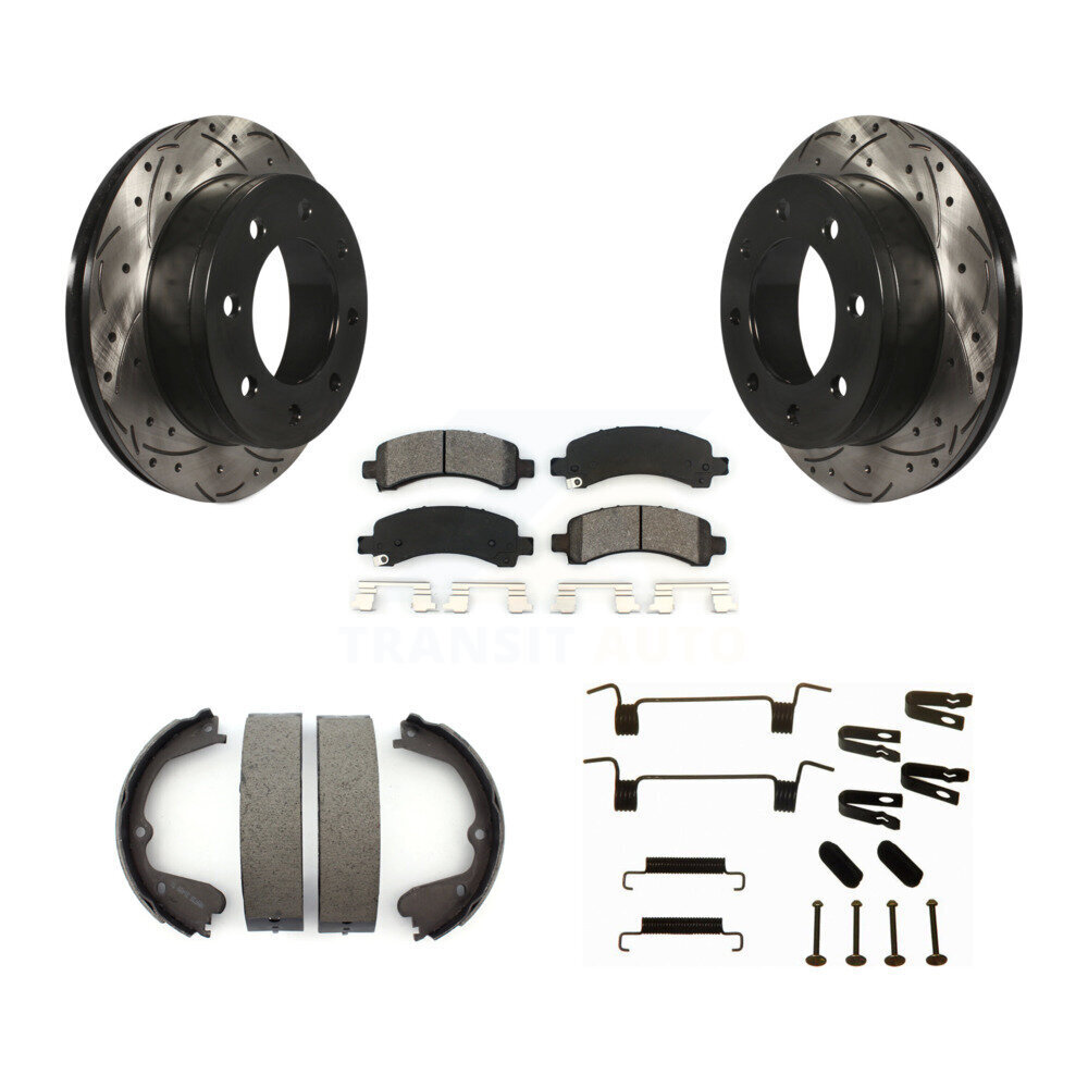 Transit Auto KDS-101394 Disc Brake Kit for 2012 GMC Savana 3500 - Rear