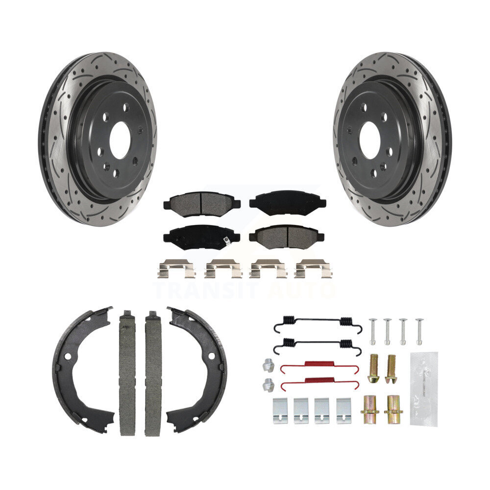 Transit Auto KDS-101424 Disc Brake Kit for 2010-2016 Cadillac SRX - Rear
