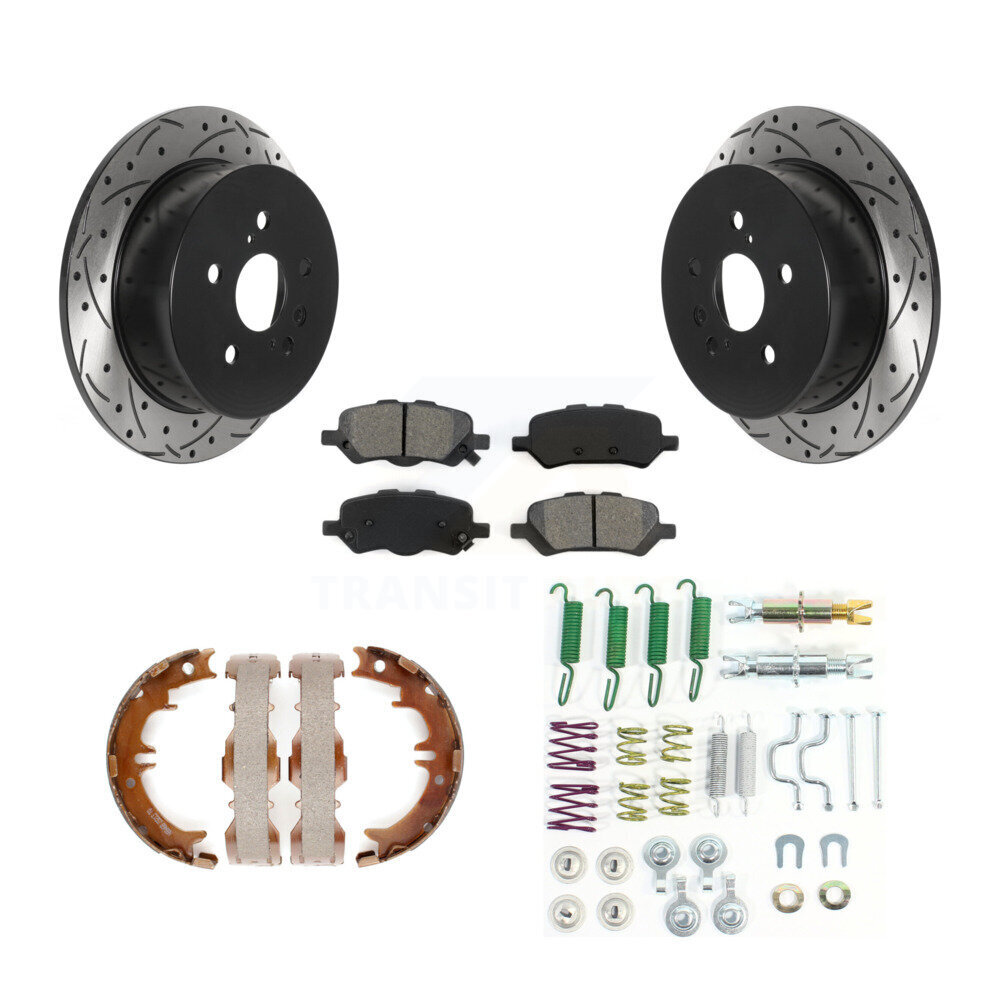 Transit Auto KDS-101438 Disc Brake Kit for 2009-2016 Toyota Venza - Rear