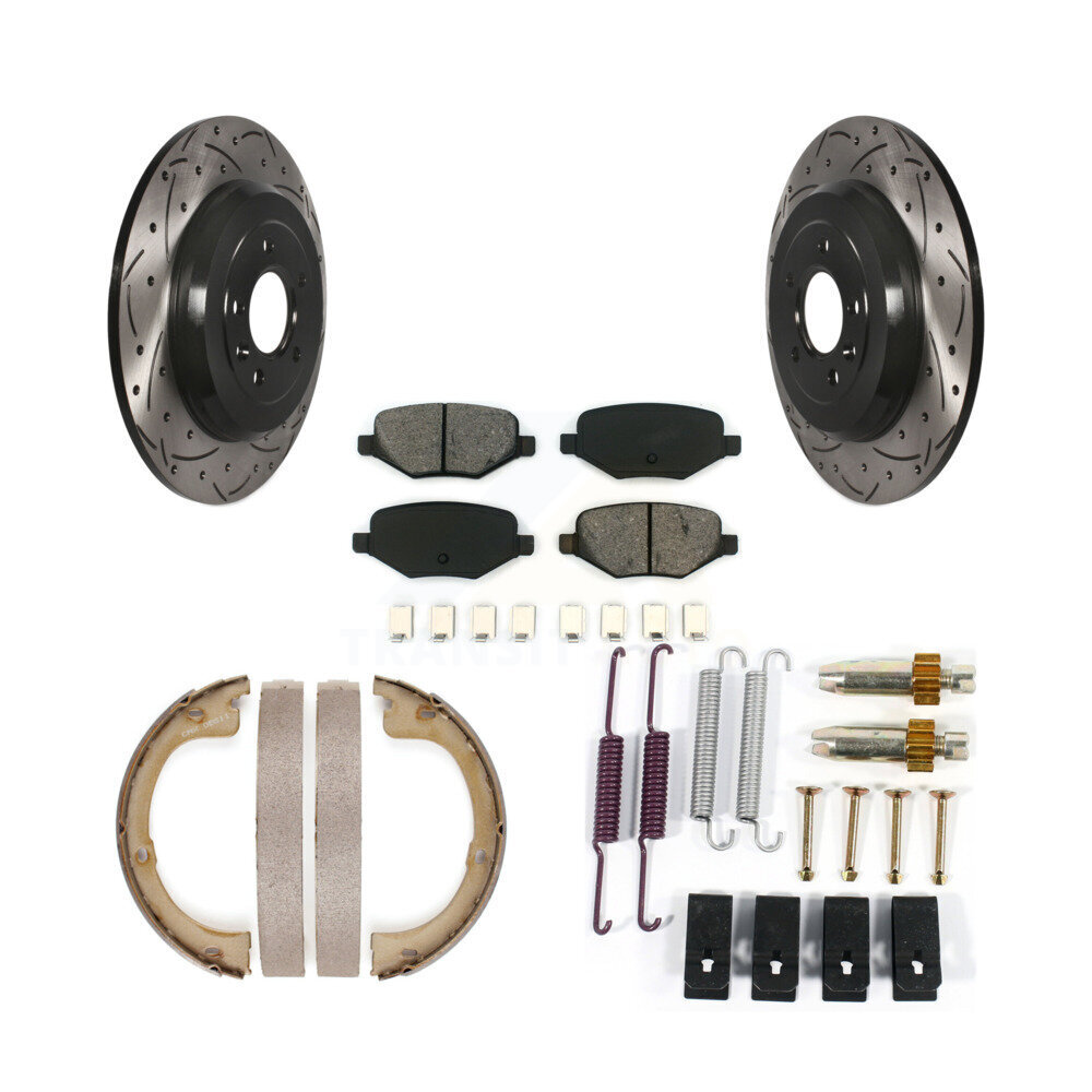 Transit Auto KDS-101484 Disc Brake Kit for 2013 Lincoln MKT - Rear