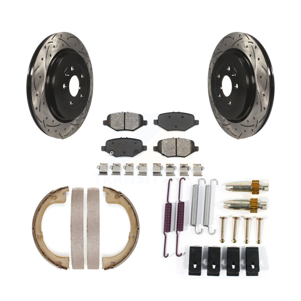 Transit Auto KDS-101485 Disc Brake Kit for 2013 Lincoln MKT - Rear