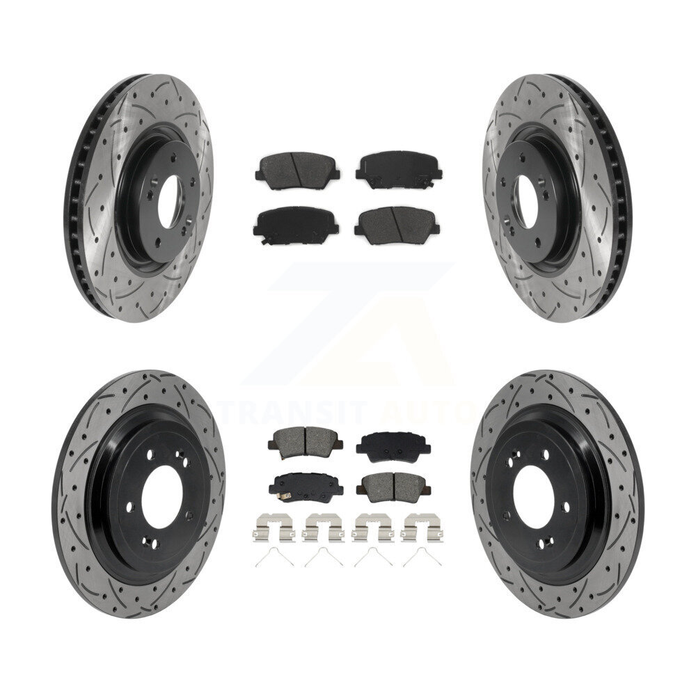 Transit Auto - KDS-101604 - Front and Rear Disc Brake Kits