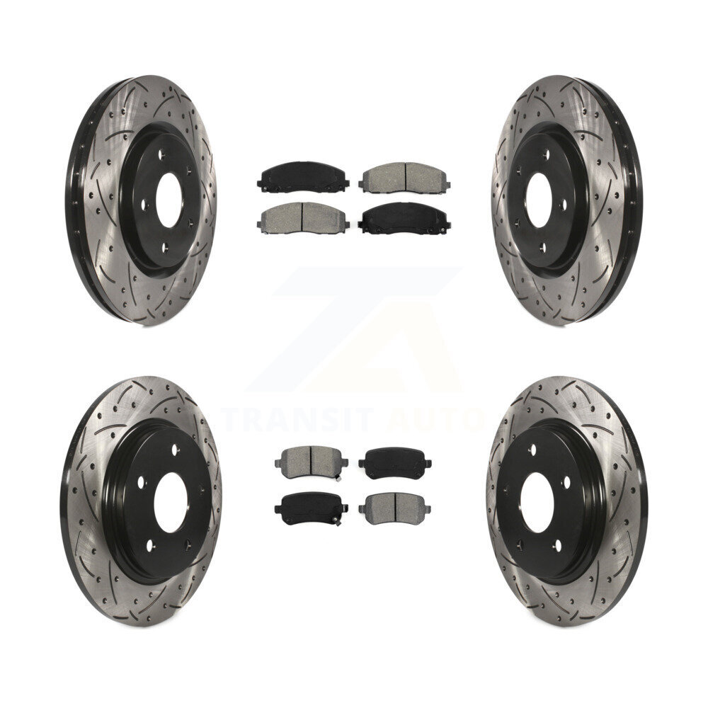 Transit Auto KDS-101614 Disc Brake Kit for 2009-2011 Volkswagen Routan - Front and Rear