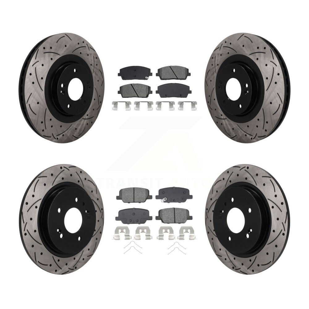 Transit Auto - KDS-101627 - Front and Rear Disc Brake Kits