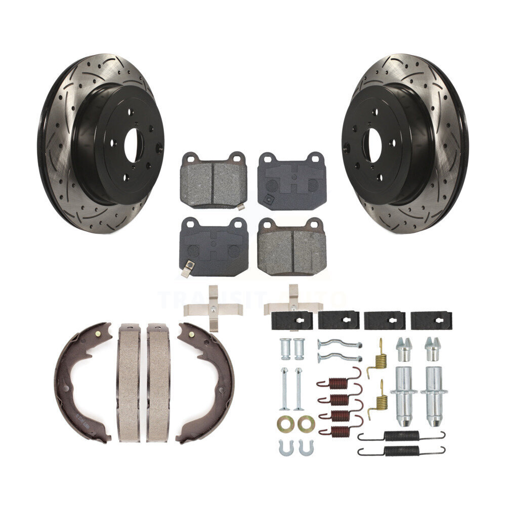 Transit Auto KDS-101754 Disc Brake Kit for 2011 Subaru Impreza - Rear