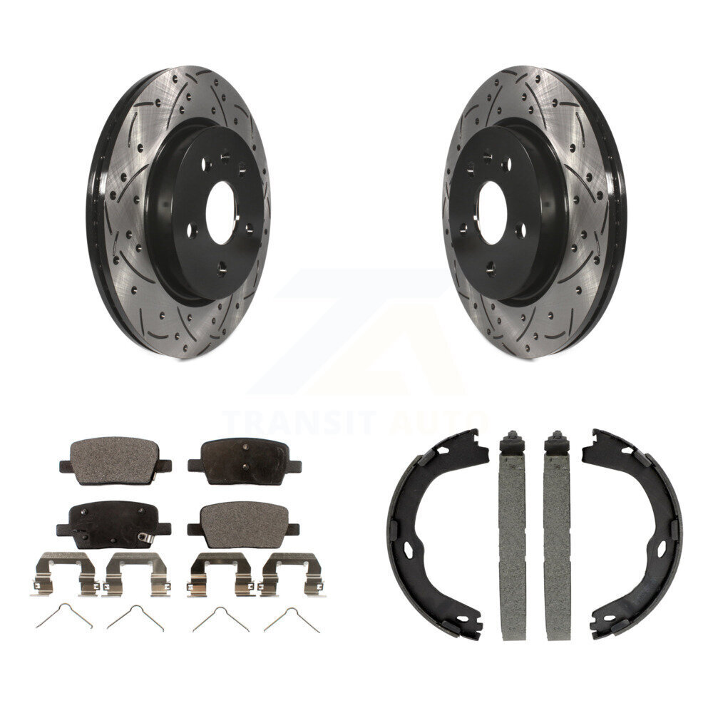 Transit Auto KDT-101447 Disc Brake Kit for 2016-2022 Chevrolet Camaro - Rear