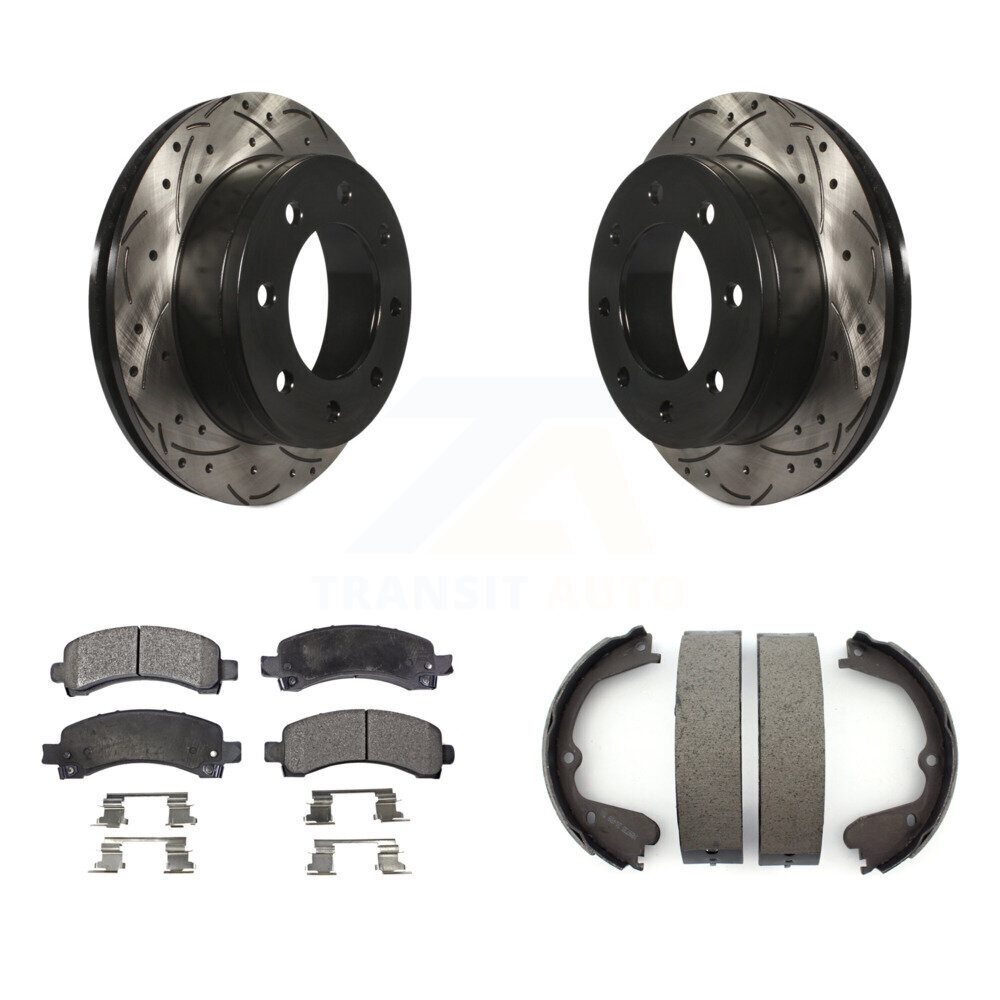 Transit Auto KDT-101528 Disc Brake Kit for 2012 GMC Savana 3500 - Rear