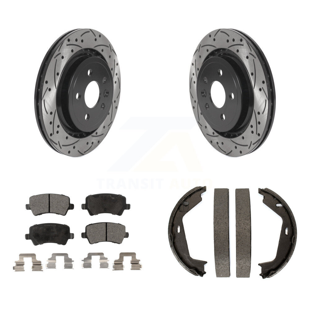 Transit Auto KDT-101541 Disc Brake Kit for 2007-2009 Volvo S80 - Rear