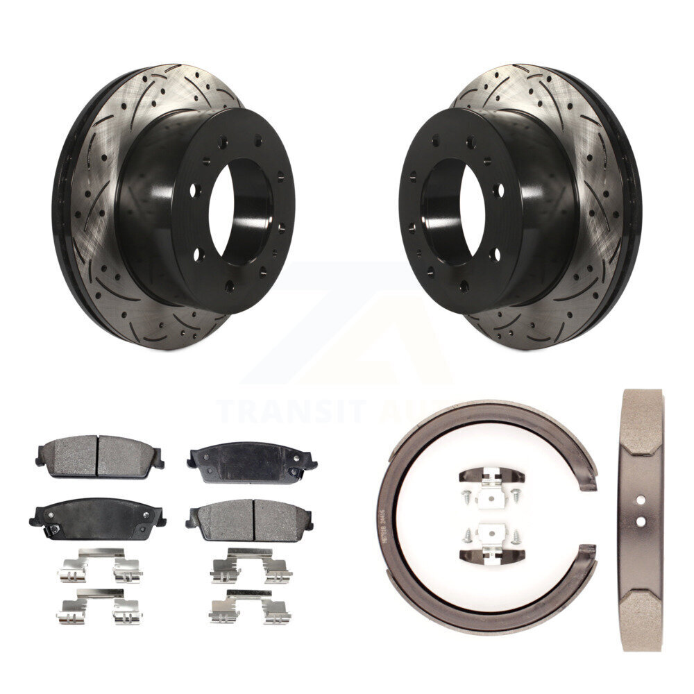Transit Auto KDT-101556 Disc Brake Kit for 2011 Chevrolet Silverado 1500 - Rear