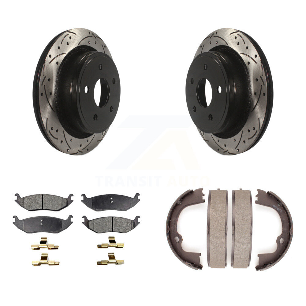 Transit Auto KDT-101610 Disc Brake Kit for 2007-2021 Ram 1500 Classic, Ram 1500 and More - Rear
