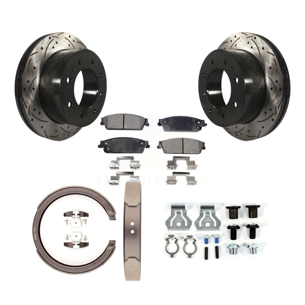 Transit Auto KDT-101682 Disc Brake Kit for 2011 Chevrolet Silverado 1500 - Rear
