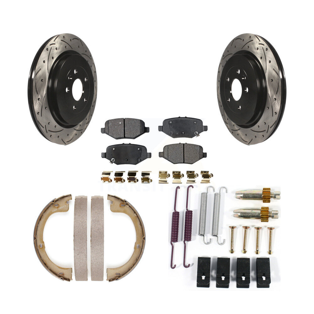 Transit Auto KDT-101697 Disc Brake Kit for 2013 Lincoln MKT - Rear