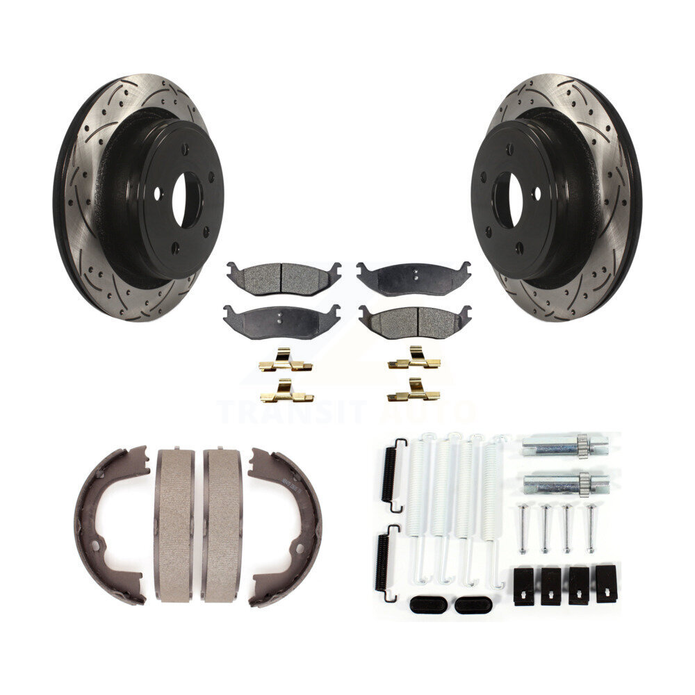 Transit Auto KDT-101770 Disc Brake Kit for 2007-2021 Ram 1500 Classic, Ram 1500 and More - Rear