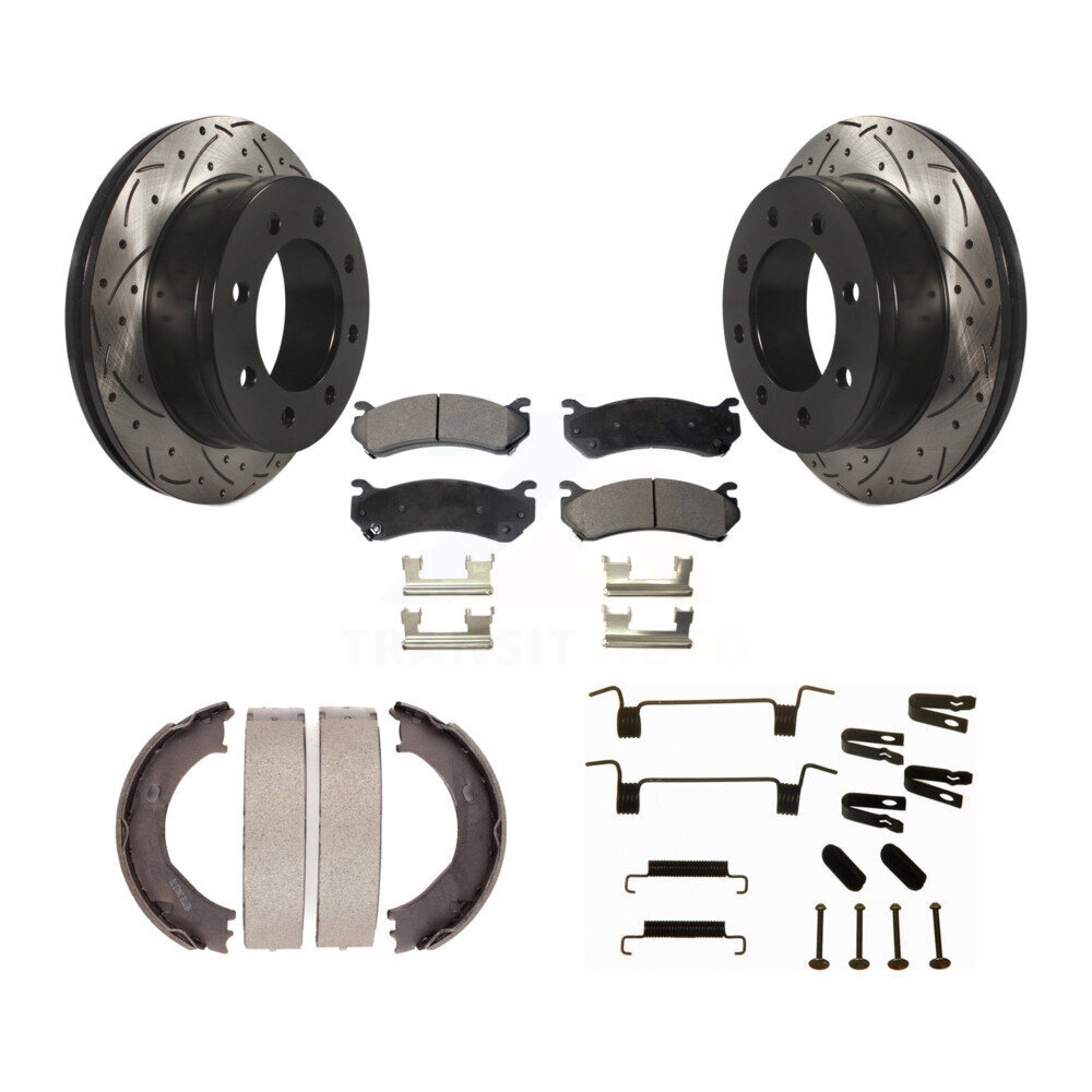 Transit Auto KDT-101811 Disc Brake Kit for 1999-2010 GMC Sierra 3500 HD, Chevrolet Silverado 2500 HD and More - Rear