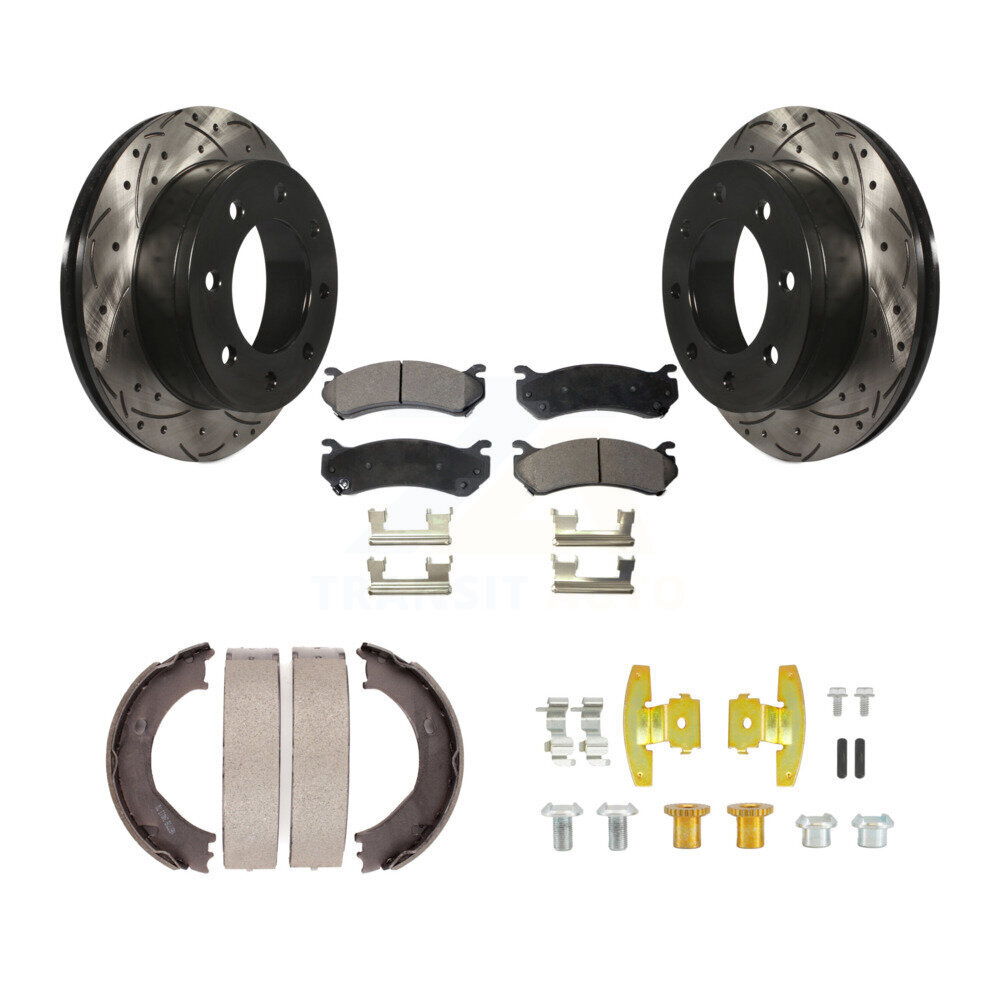 Transit Auto KDT-101816 Disc Brake Kit for 2001-2005 Chevrolet Suburban 2500, GMC Yukon XL 2500 and More - Rear