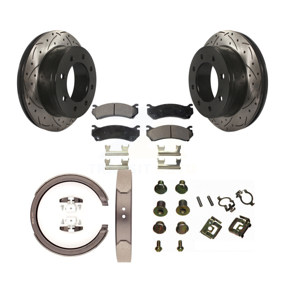 Transit Auto KDT-102134 Disc Brake Kit for 2004 GMC Sierra 2500 - Rear