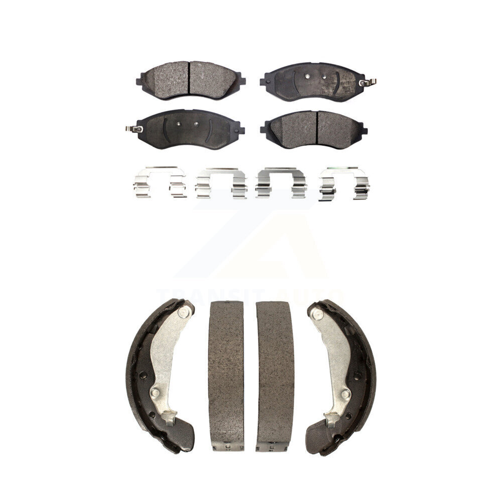Transit Auto - KFN-100005 - Front and Rear Disc Brake Pad Kits