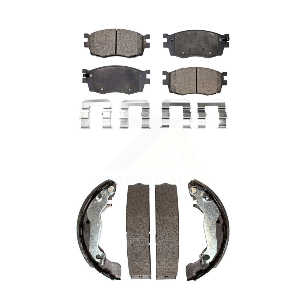 Transit Auto - KFN-100016 - Front and Rear Disc Brake Pad Kits