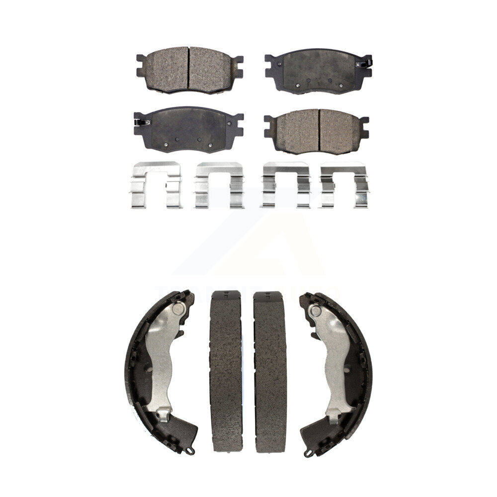 Transit Auto - KFN-100017 - Front and Rear Disc Brake Pad Kits