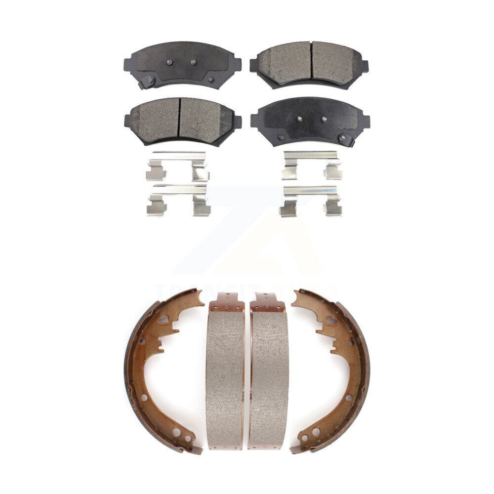 Transit Auto - KFN-100117 - Front and Rear Disc Brake Pad Kits