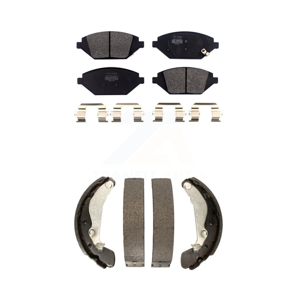 Transit Auto - KFN-100227 - Front and Rear Disc Brake Pad Kits