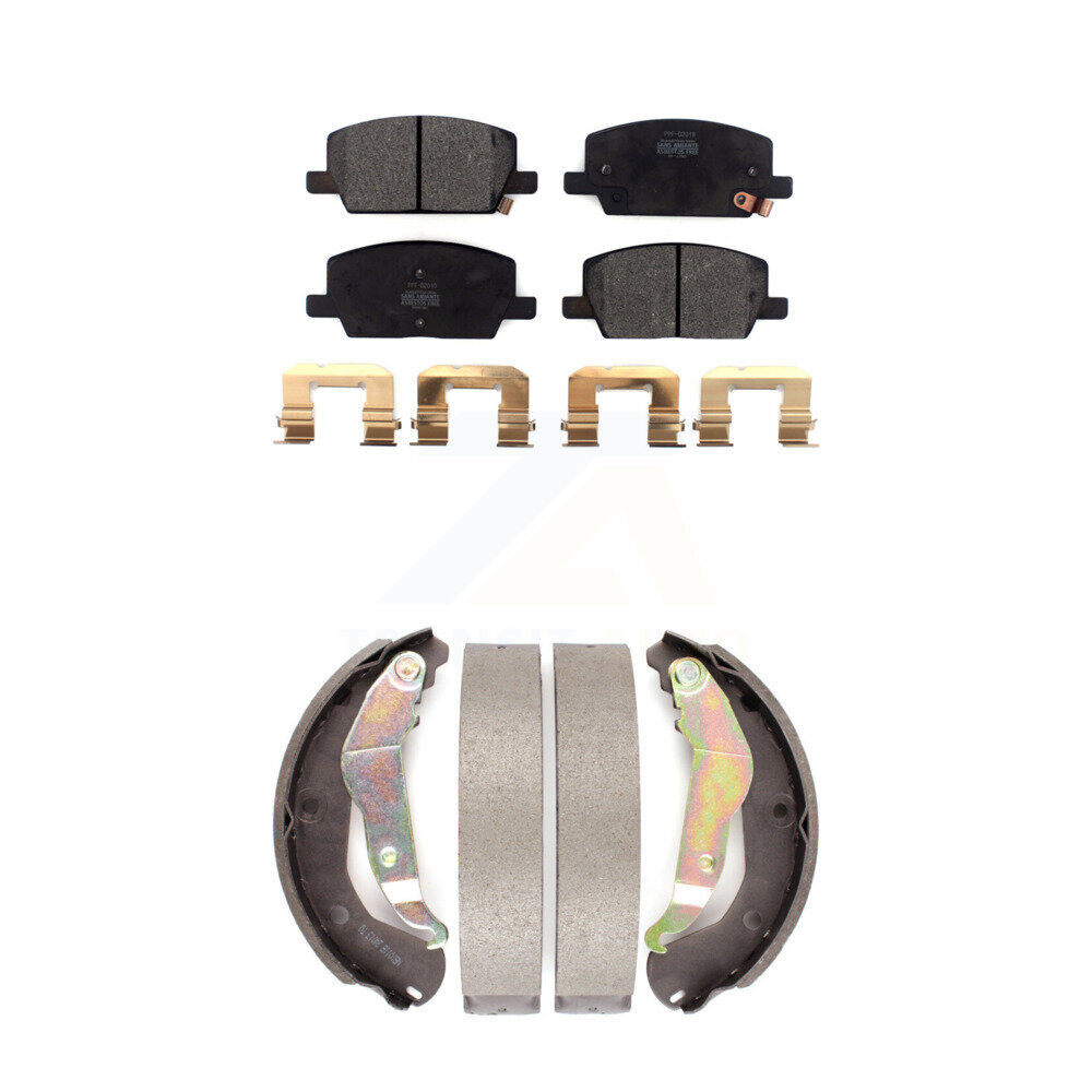Transit Auto - KFN-100228 - Front and Rear Disc Brake Pad Kits
