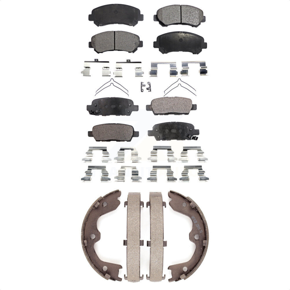 Transit Auto - KFN-100507 - Front and Rear Disc Brake Pad Kits