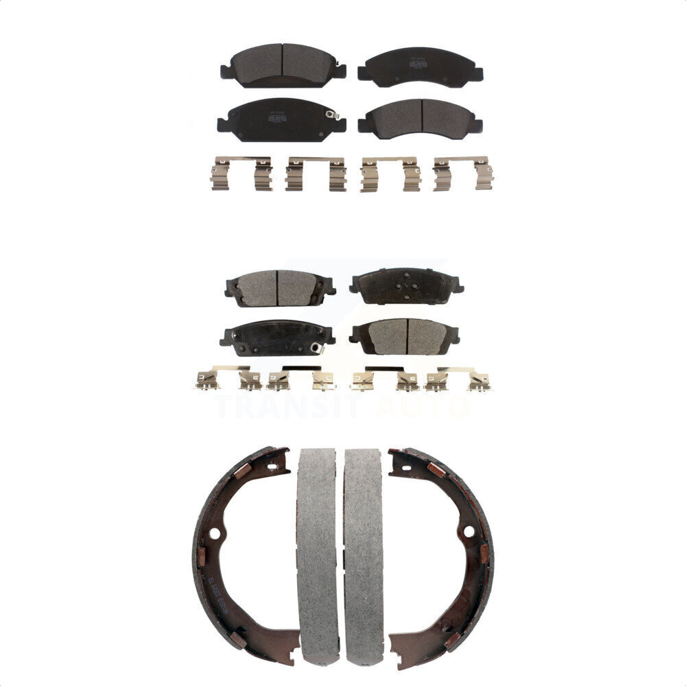 Transit Auto - KFN-100511 - Front and Rear Disc Brake Pad Kits