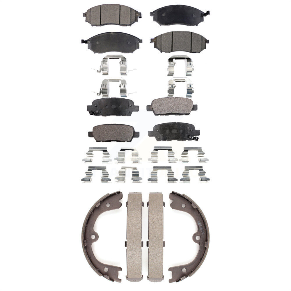 Transit Auto - KFN-100517 - Front and Rear Disc Brake Pad Kits