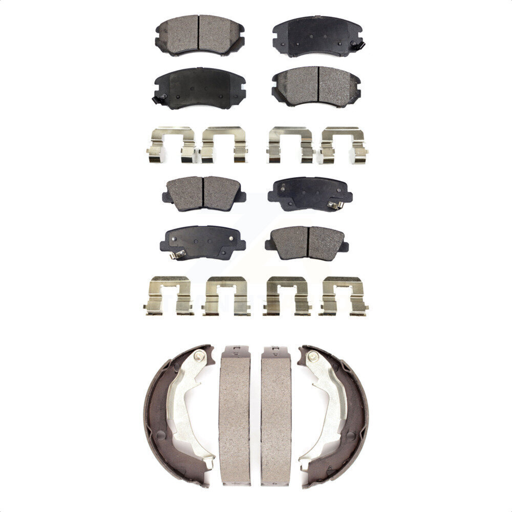 Transit Auto - KFN-100529 - Front and Rear Disc Brake Pad Kits
