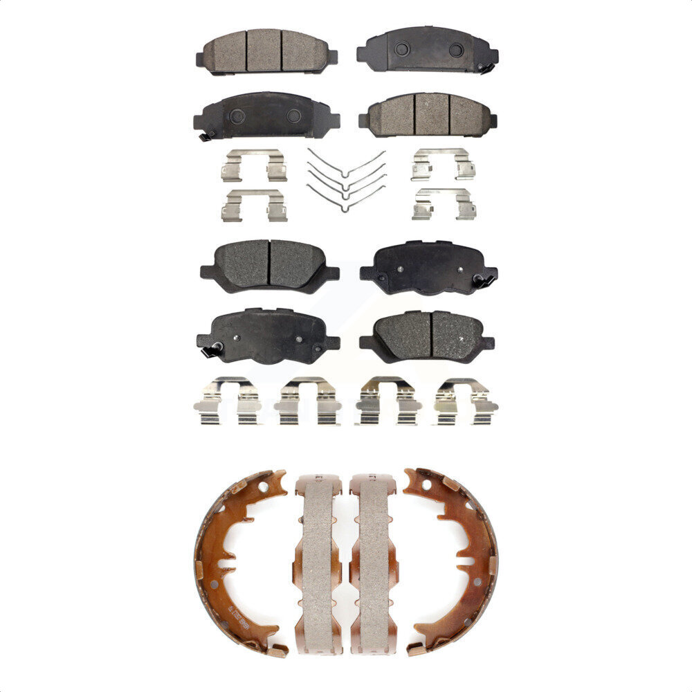 Transit Auto - KFN-100551 - Front and Rear Disc Brake Pad Kits