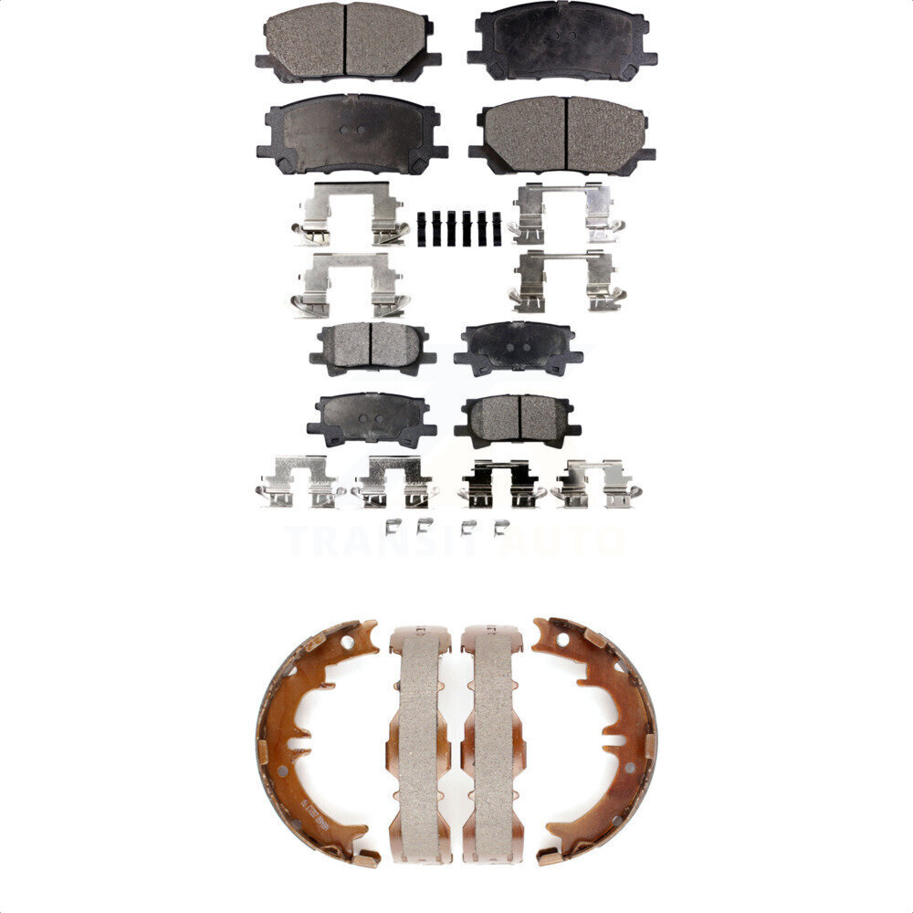 Transit Auto - KFN-100552 - Front and Rear Disc Brake Pad Kits
