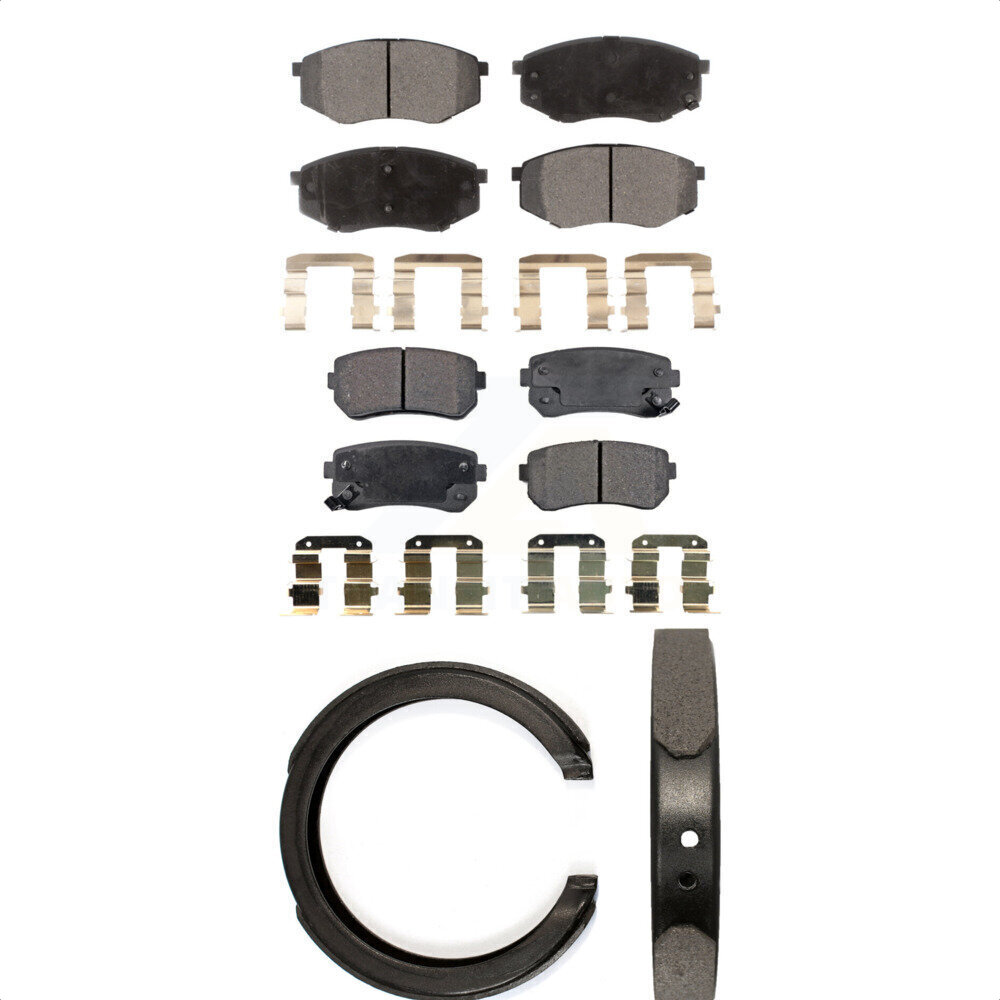 Transit Auto - KFN-100556 - Front and Rear Disc Brake Pad Kits