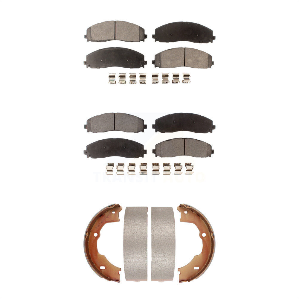 Transit Auto KFN-100571 Disc Brake Pad for 2013-2016 Ford F-450 Super Duty - Front and Rear