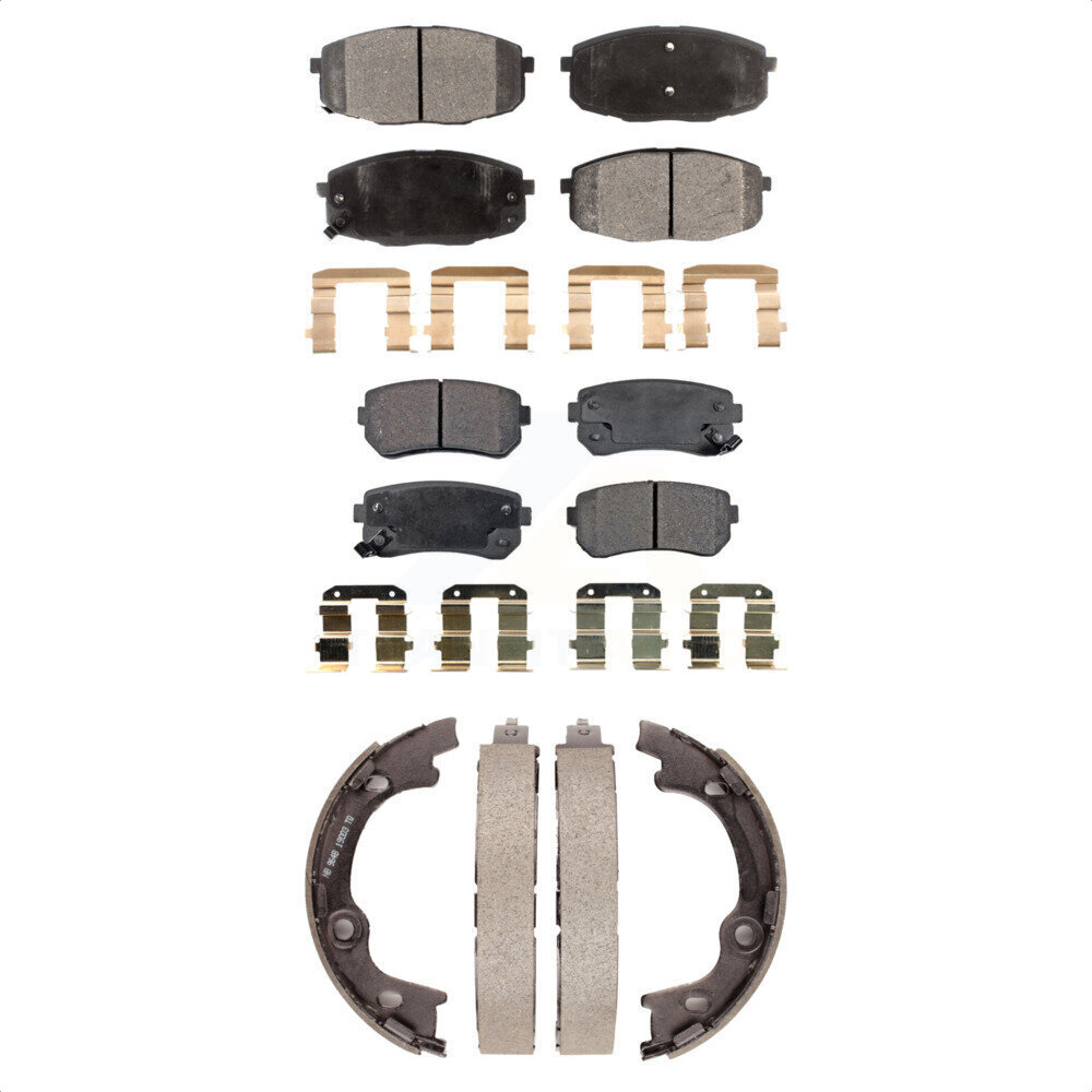 Transit Auto - KFN-100591 - Front and Rear Disc Brake Pad Kits