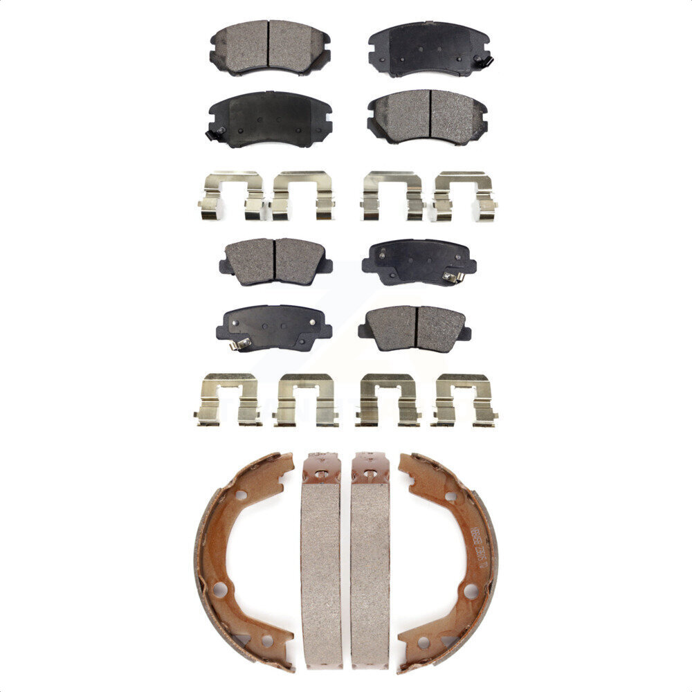 Transit Auto - KFN-100593 - Front and Rear Disc Brake Pad Kits