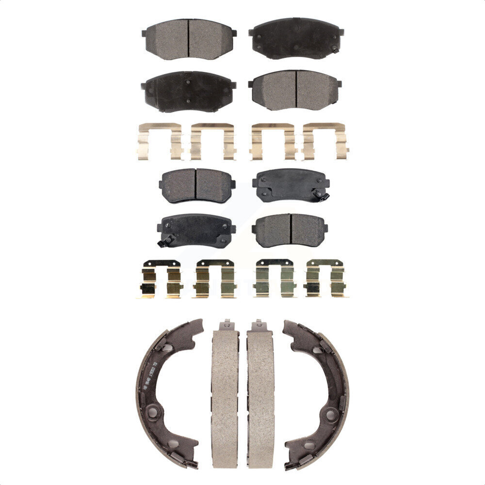Transit Auto - KFN-100595 - Front and Rear Disc Brake Pad Kits