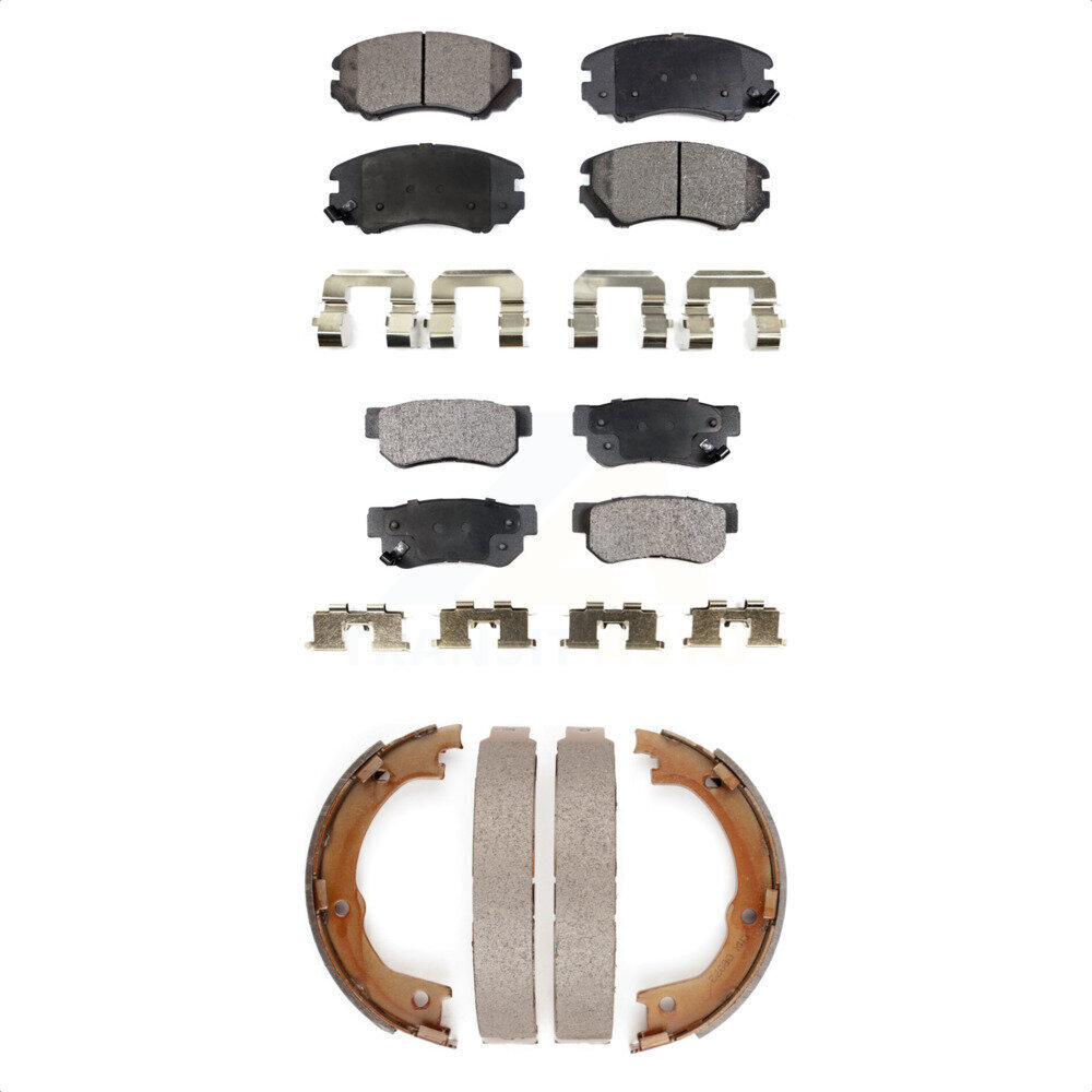 Transit Auto - KFN-100596 - Front and Rear Disc Brake Pad Kits