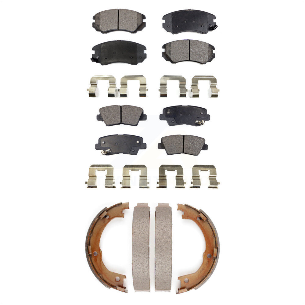 Transit Auto - KFN-100598 - Front and Rear Disc Brake Pad Kits