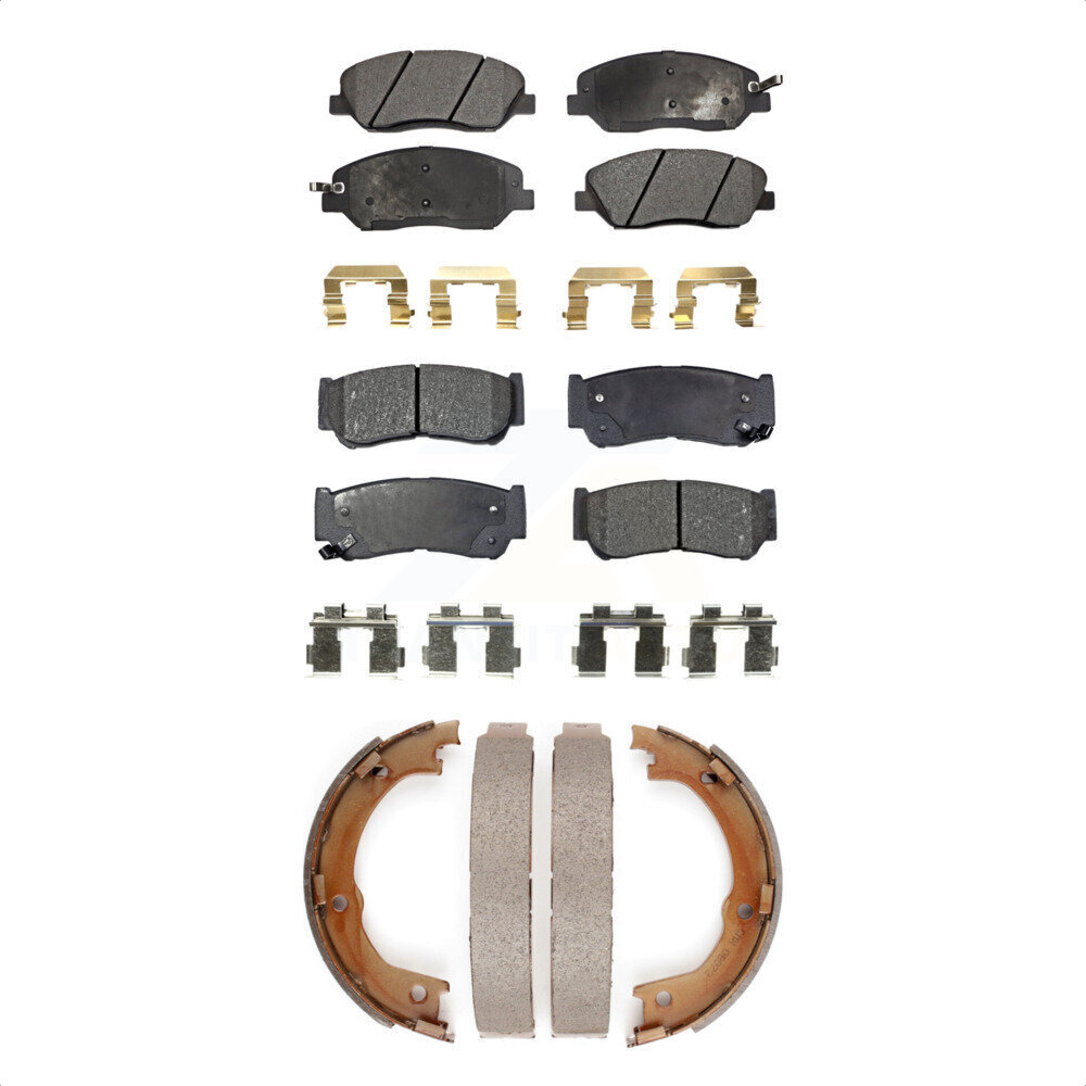 Transit Auto - KFN-100599 - Front and Rear Disc Brake Pad Kits