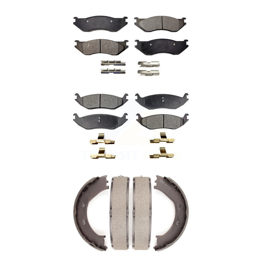 Transit Auto - KFN-100609 - Front and Rear Disc Brake Pad Kits