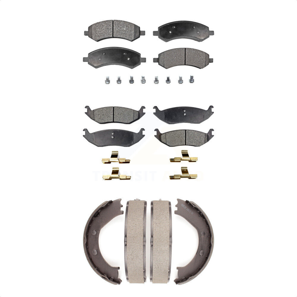 Transit Auto - KFN-100610 - Front and Rear Disc Brake Pad Kits