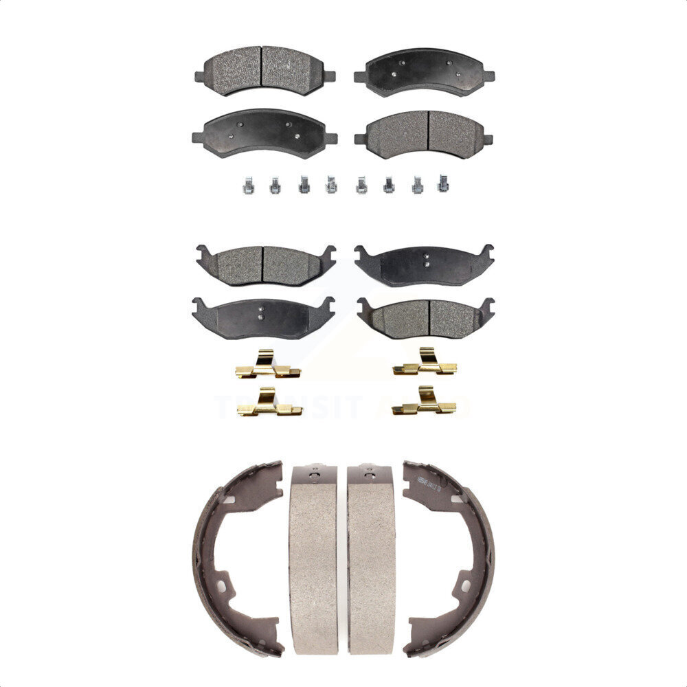 Transit Auto - KFN-100612 - Front and Rear Disc Brake Pad Kits