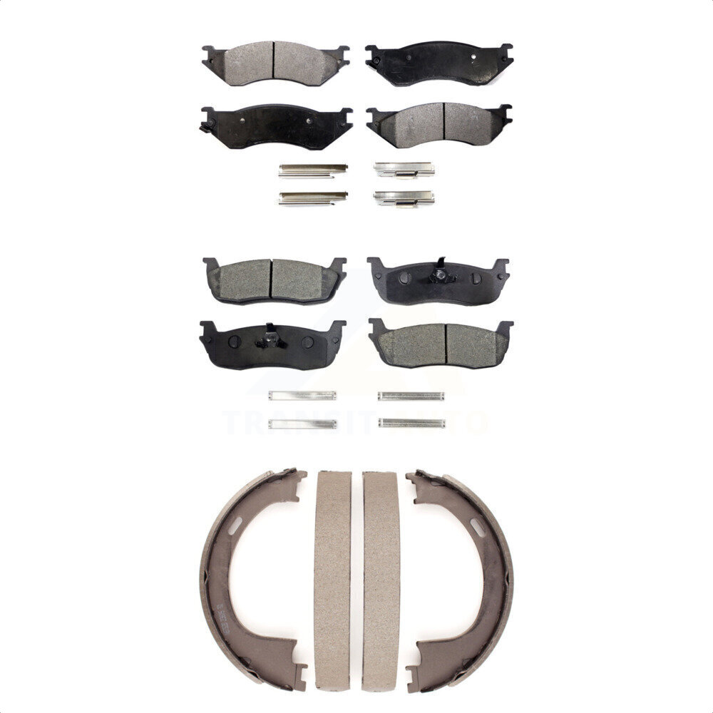 Transit Auto - KFN-100621 - Front and Rear Disc Brake Pad Kits