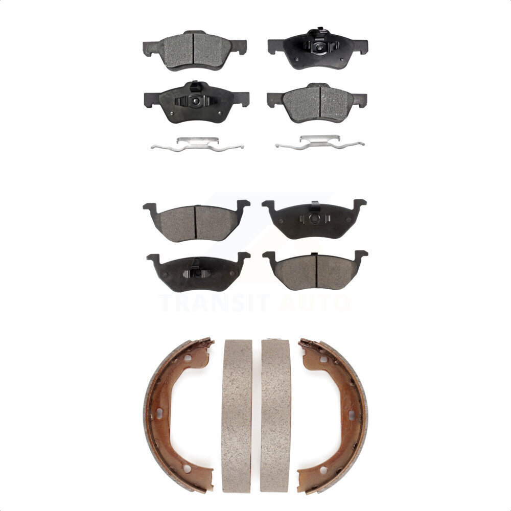 Transit Auto - KFN-100631 - Front and Rear Disc Brake Pad Kits
