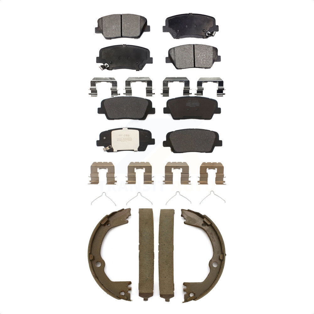 Transit Auto - KFN-100641 - Front and Rear Disc Brake Pad Kits
